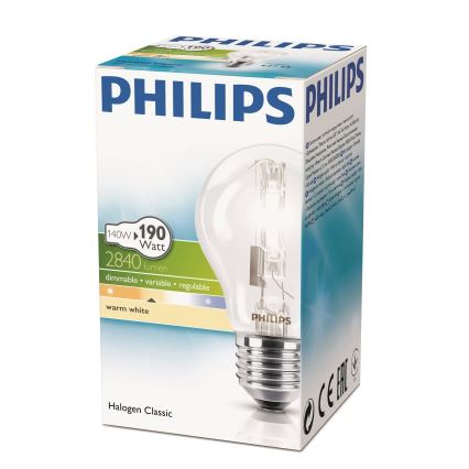 Bec cu halogen Philips E27/140W/230V