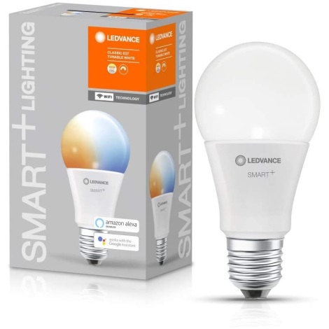 Bec de iluminare cu LED SMART + E27/9W/230V 2.700K-6.500K Wi-Fi - Ledvance