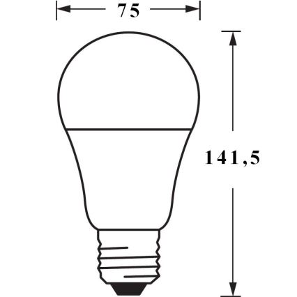 Bec de iluminare LED RGB SMART + E27/14W/230V 2.700K-6.500K - Ledvance