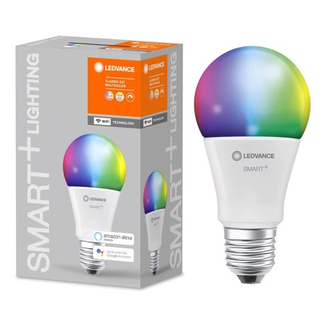 Bec de iluminare LED RGB SMART + E27/9W/230V 2.700K-6.500K - Ledvance