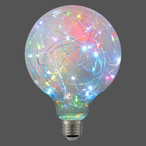 Bec decorativ LED RGB LILUCO E27/1,5W/230V - Leuchten Direkt 08036