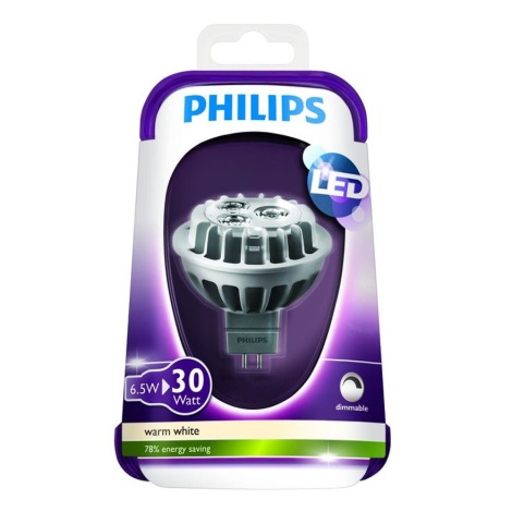Bec dimmabil LED Philips GU5,3/6,5W/12V 2700K
