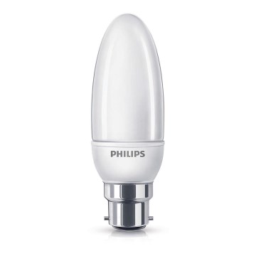 Bec economic Philips B22/8W/230V - Softone CANDLE