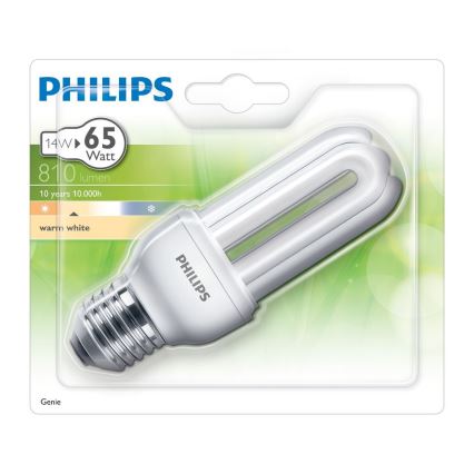 Bec economic Philips E27/14W/230V 2700K