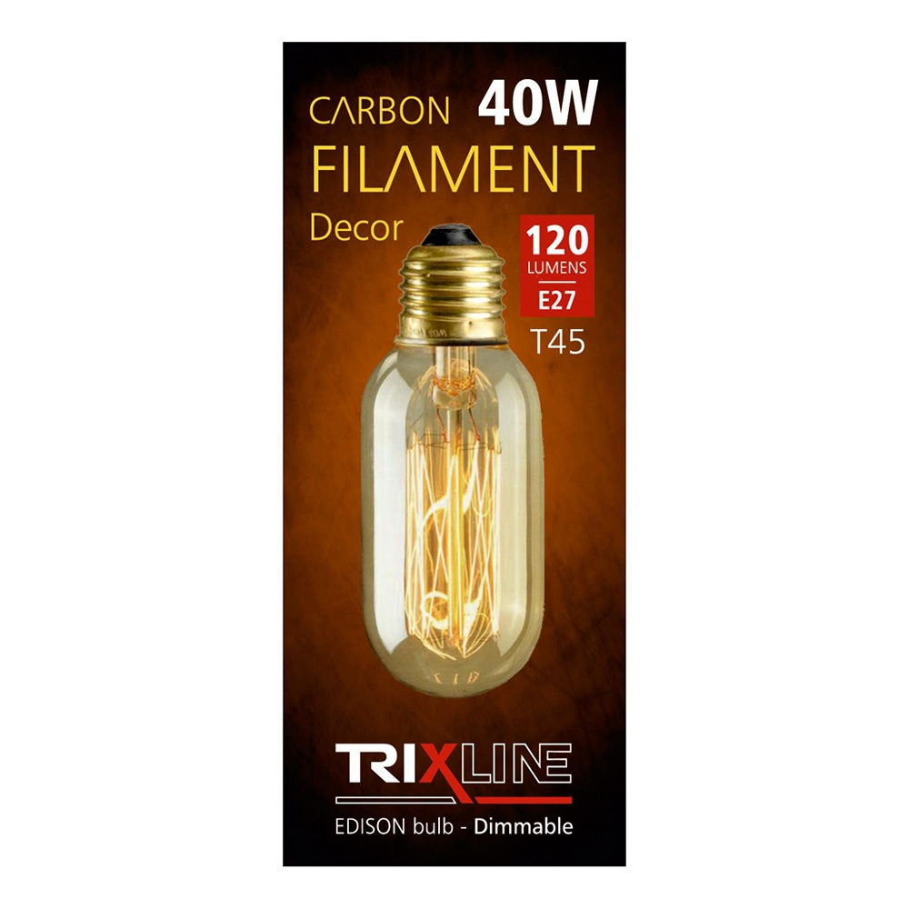 Bec industrial dimabil decorativ VINTAGE T45 E27/40W/230V | Luminam