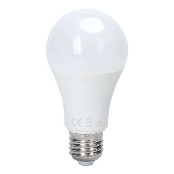 Bec LED A60 E27, 15W, 230V, 6500K, cu senzor de amurg - Aigostar