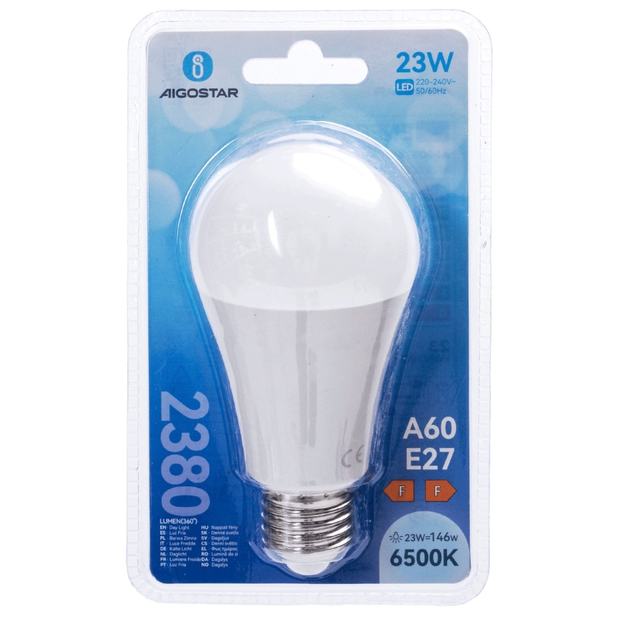 Bec LED A60 E27/23W/230V 6500K - Aigostar