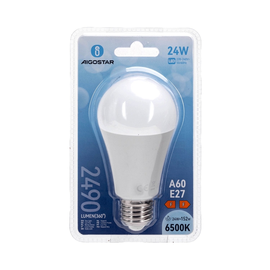 Bec LED A60 E27/24W/230V 6500K - Aigostar