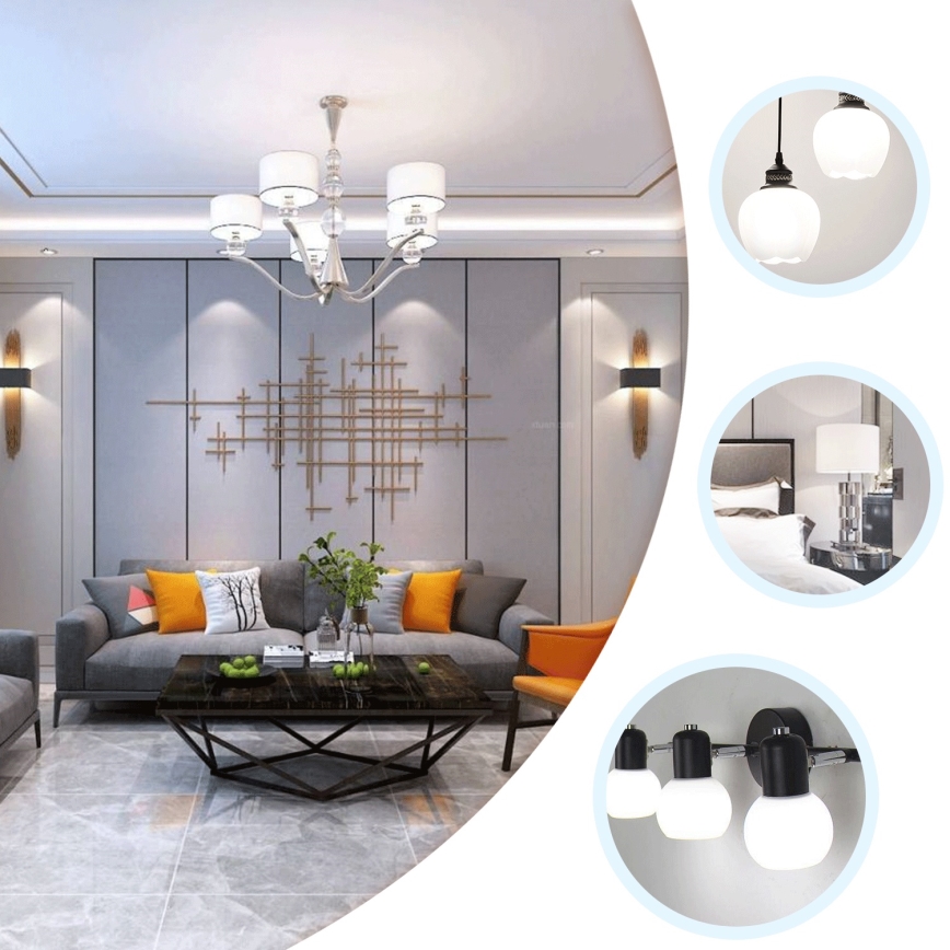 Bec LED A60 E27/6W/230V 6500K 330° - Aigostar