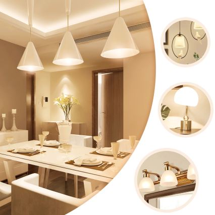 Bec LED A60 E27/8W/230V 330° 2700K - Aigostar
