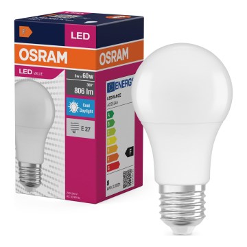 Bec LED A60 E27/8W/230V 6500K - Osram