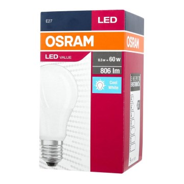 Bec LED A60 E27/9,5W/230V 4000K - Osram