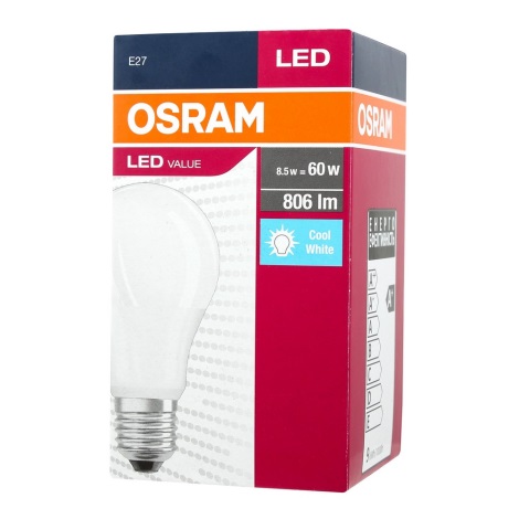 Bec LED A60 E27/9,5W/230V 4000K - Osram