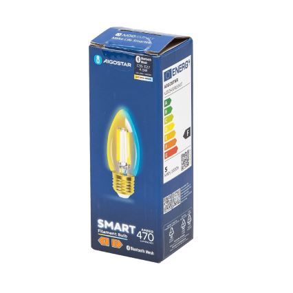 Bec LED Aigostar FILAMENT C35 E27/4,5W/230V 2700-6500K