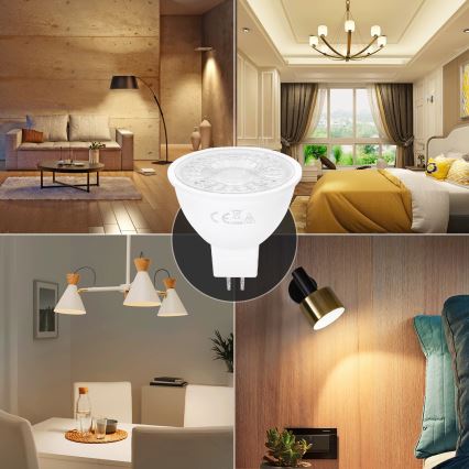 Bec LED Aigostar MR16 GU5,3/6W/12V 3000K