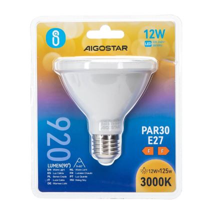 Bec LED Aigostar PAR30 E27/12W/230V 3000K