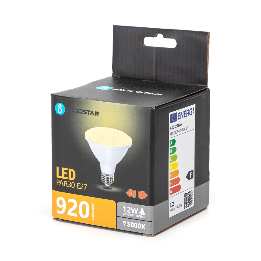 Bec LED Aigostar PAR30 E27/12W/230V 3000K