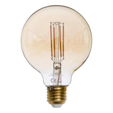 Bec LED AMBER G95, soclu E27, 6,5W, 230V, 3200K