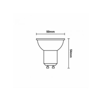 Bec LED ceramic GU10/9,5W/230V 3000K