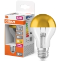 Bec LED cu cap oglindit SUPERSTAR E27/7W/230V 2700K auriu - Osram