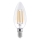 Bec LED cu filament C37, soclu E14, 6W, 230V, 3000K