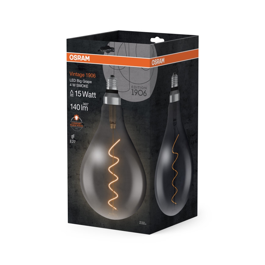 Bec LED cu filament vintage E27/4W/230V 1800K - Osram