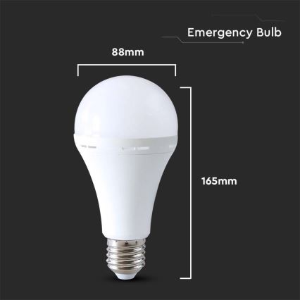 Bec LED cu mod de urgență A90 E27/15W/230V 4000K