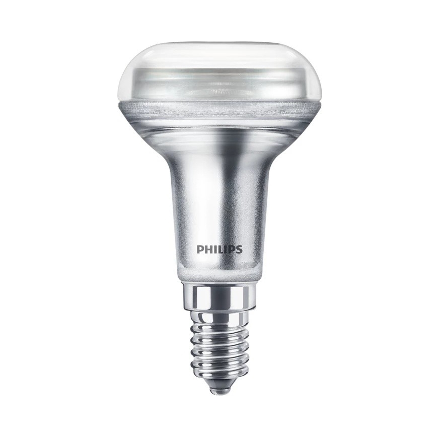 Bec LED cu reflector Philips R50, soclu E14, 1,4 W, 230 V, 2700 K