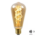 Bec LED cu senzor crepuscular Lucide 49034/04/62 FILAMENT ST64 E27/4W/230V 2200K