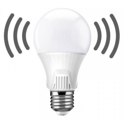 Bec LED cu senzor de mișcare E27/9W/230V 6500K