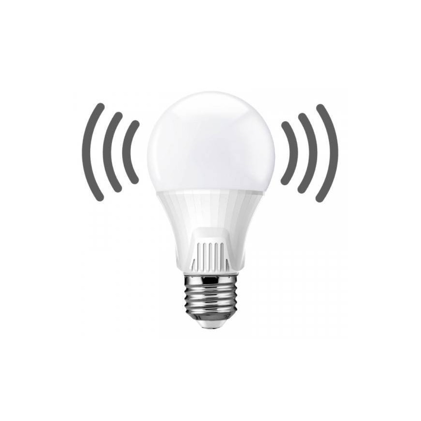 Bec LED cu senzor de mișcare E27/9W/230V 6500K