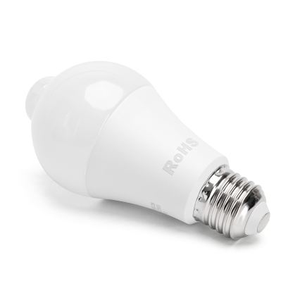 Bec LED cu senzor de mișcare și crepuscular A60 E27/6W/230V 6500K - Aigostar