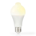 Bec LED cu senzor de mișcare și de amurg A60 E27/4,9W/230V 3000K