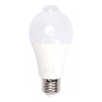 Bec LED cu senzor de mișcare și senzor crepuscular A60 E27/15W/230V 3000K - Aigostar