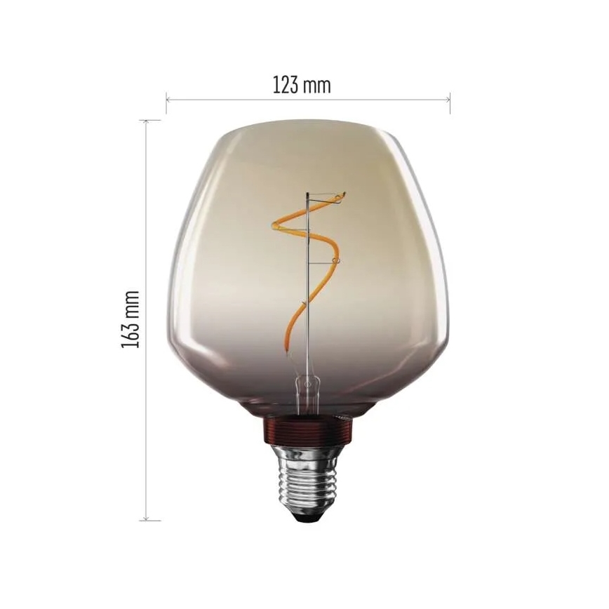Bec LED DECO VINTAGE S123 E27/4W/230V 1800K