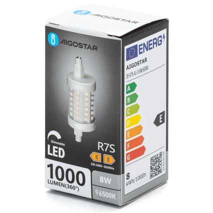 Bec LED dimabil Aigostar R7s/8W/230V 6500K