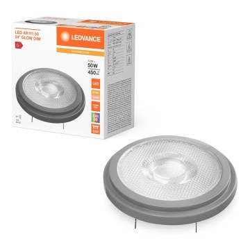 Bec LED dimabil AR111 G53/7,2W/12V 1800-2700K 24° CRI 90 - Ledvance