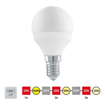Bec LED dimabil ciclic E14/6W/230V STEPDIMMING neutru EGLO 11584