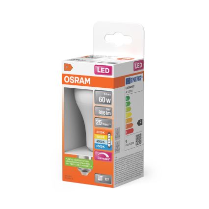 Bec LED dimabil CLASSIC A60 E27/8,8W/230V 2700/3000/4000/6500K - Osram