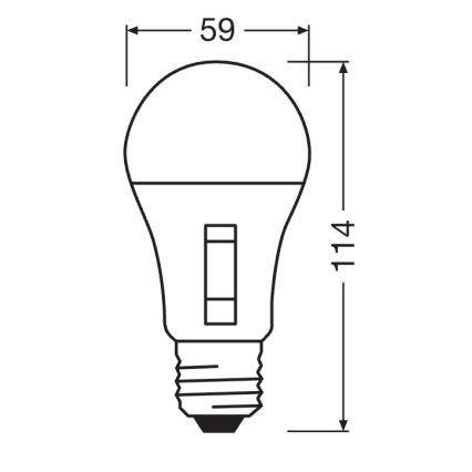 Bec LED dimabil CLASSIC A60 E27/8,8W/230V 2700/3000/4000/6500K - Osram