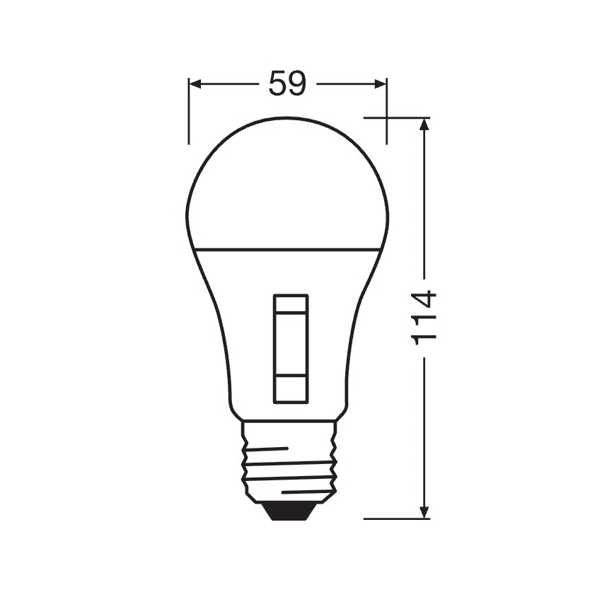 Bec LED dimabil CLASSIC A60 E27/8,8W/230V 2700/3000/4000/6500K - Osram