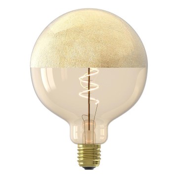 Bec LED dimabil cu cupolă FILAMENT G125 E27/4W/230V 1800K auriu CRI 90