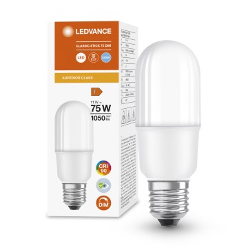 Bec LED dimabil E27/11W/230V 6500K CRI 90 - Ledvance
