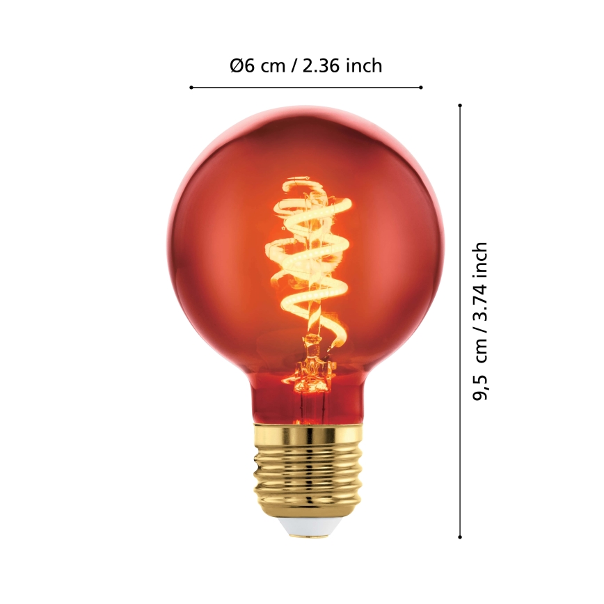 Bec LED dimabil E27/4W/230V 2000K Eglo 110198