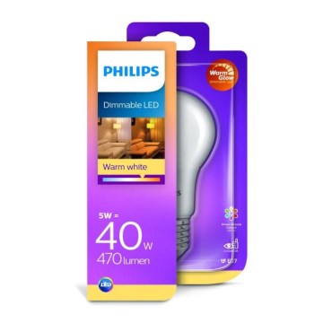 Bec LED dimabil E27/5W/230V 2200K-2700K 