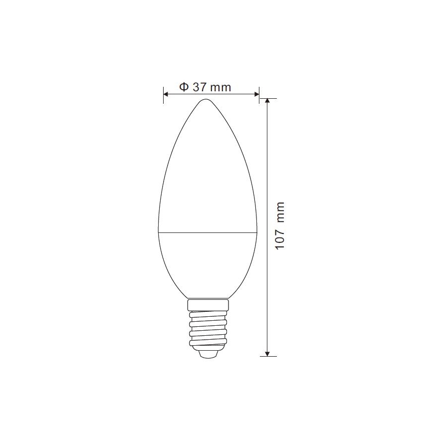 Bec LED dimabil Globo E14/5W/230V 4000K