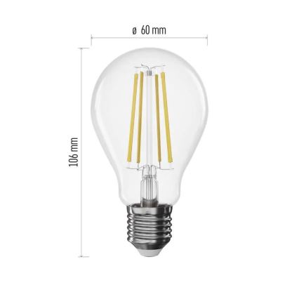 Bec LED dimabil FILAMENT A60 E27/7,5W/230V 2700K