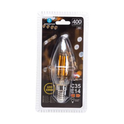Bec LED dimabil FILAMENT C35 E14/4W/230V 2200K - Aigostar