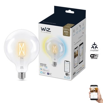 Bec LED dimabil FILAMENT G125 E27/7W/230V 2700-6500K CRI 90 Wi-Fi WiZ