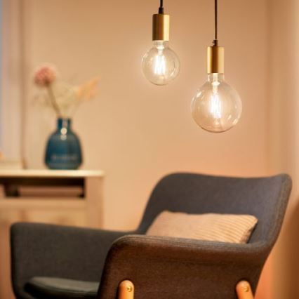 Bec LED dimabil FILAMENT G125 E27/7W/230V 2700-6500K CRI 90 Wi-Fi WiZ